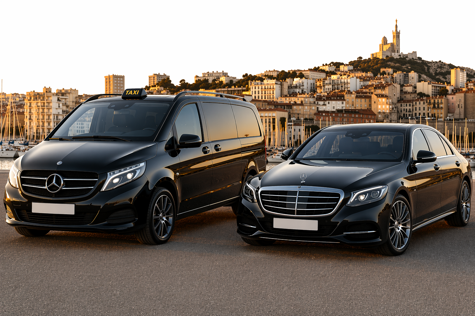 Mercedes Viano et Classe S — Flotte ZenCAR Marseille